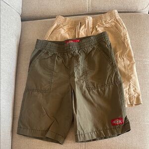 Dickies Olive and Tan Kids Shorts bundle size M(7/8)